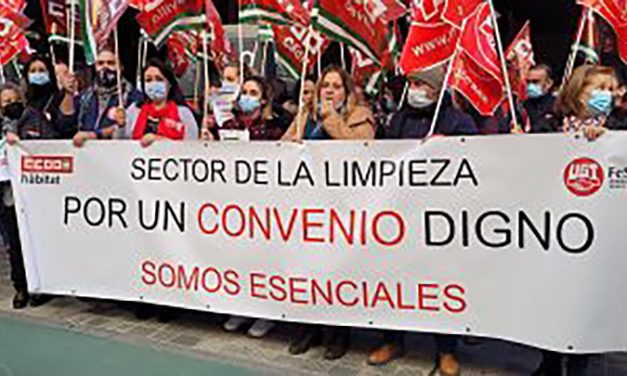 UGT plantea endurecer las movilizaciones por un convenio justo de la limpieza en Sevilla