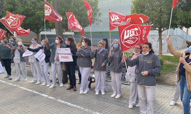 Huelga indefinida en la limpieza sanitaria de Alicante