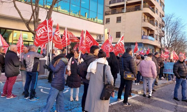 Seguimiento masivo en el primer día de huelga de las trabajadoras de la Limpieza de Ciudad Real, Cuenca, Guadalajara y Toledo