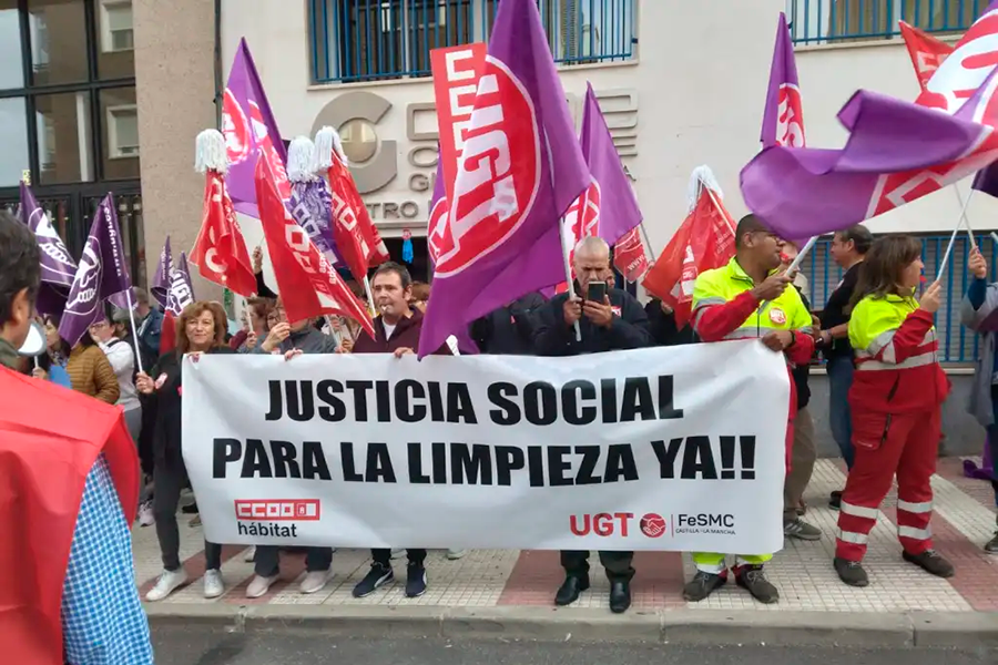 Las trabajadoras de la Limpieza reafirman sus reivindicaciones y su determinación a luchar por unos convenios colectivos justos